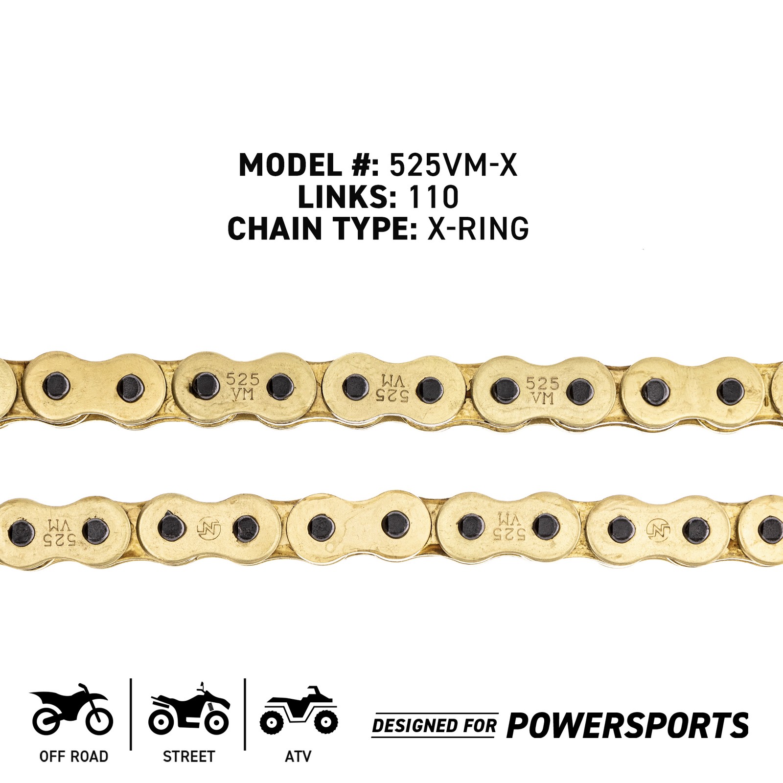 Sprocket Chain Set for Yamaha FJ09 FZ09 16/45 Tooth 525 X-Ring Front Rear Kit