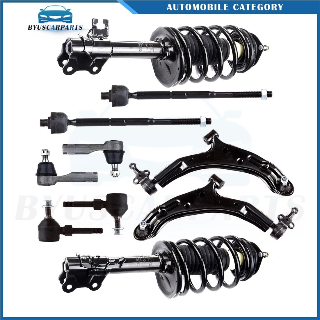 Front Struts Lower Control Arms Suspension Kit For 2002-2006 Nissan Sentra 1.8L