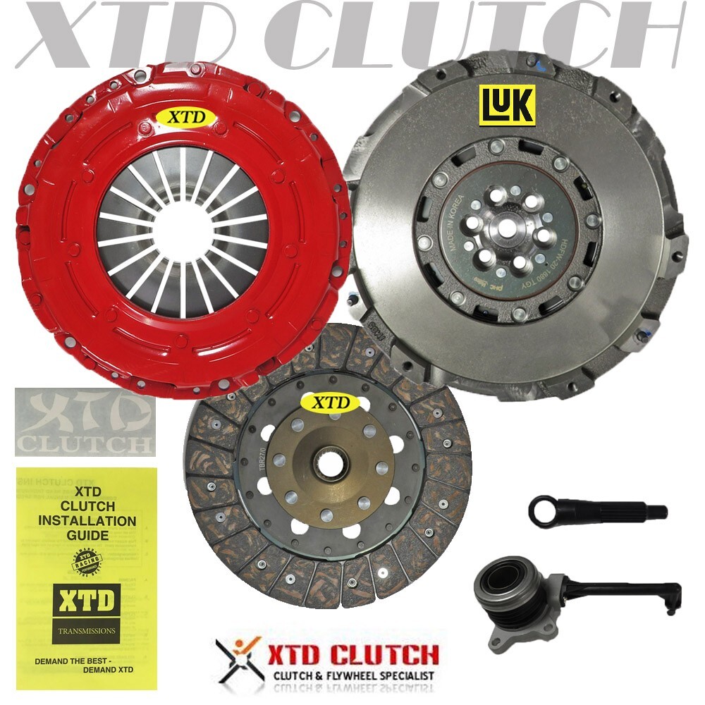 XTD STAGE 2 CLUTCH & LUK OEM FLYWHEEL KIT FITS ELANTRA VELOSTER FORTE 1.6L TURBO