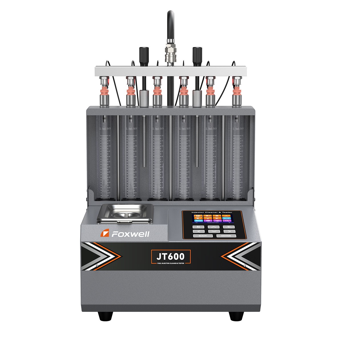 FOXWELL JT400 JT600 Fuel Injector Tester Cleaner Ultrasonic Cleaning Machine Kit