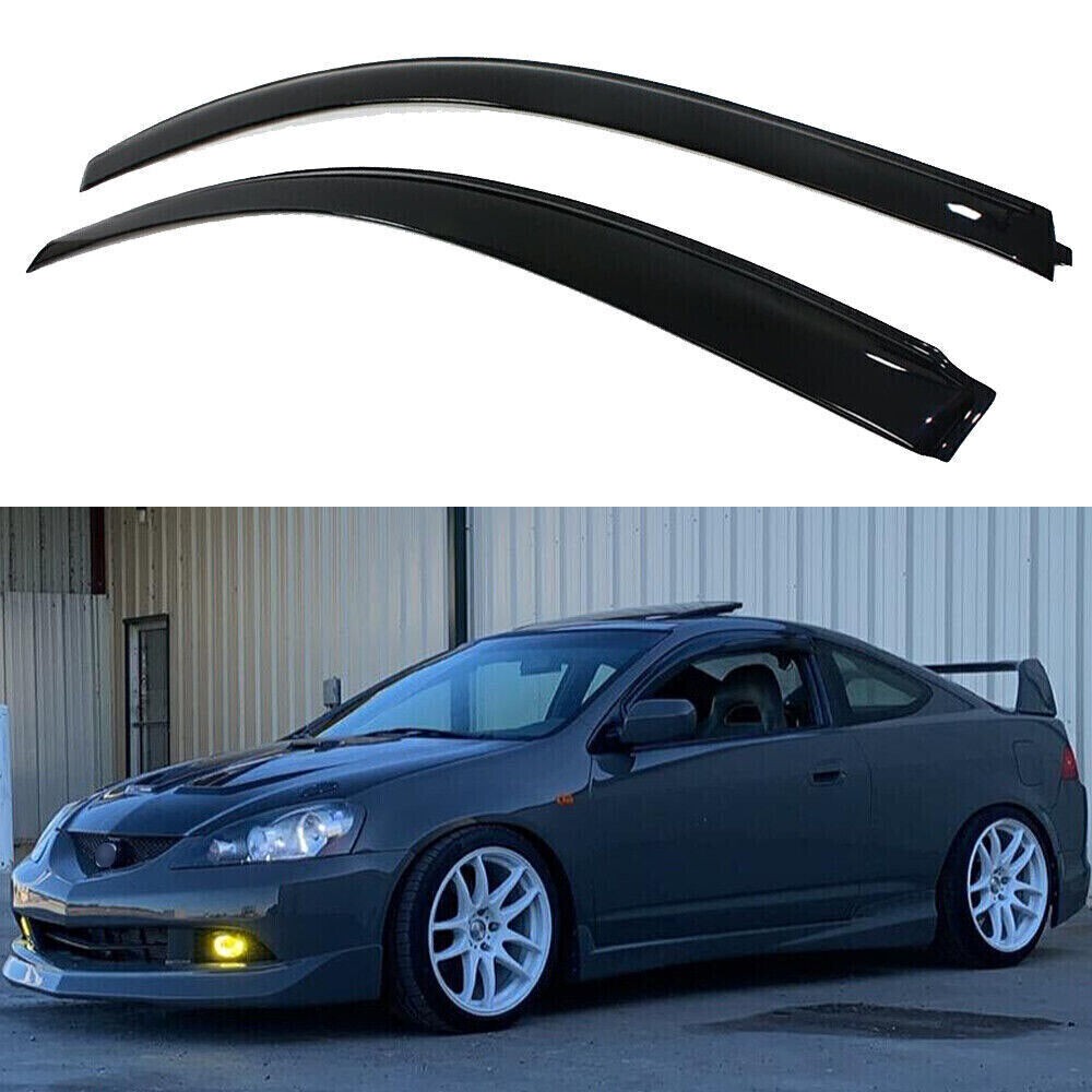 For 2002-2006 Acura RSX Coupe 2 Door Window Visors Vent Rain Guards Deflector