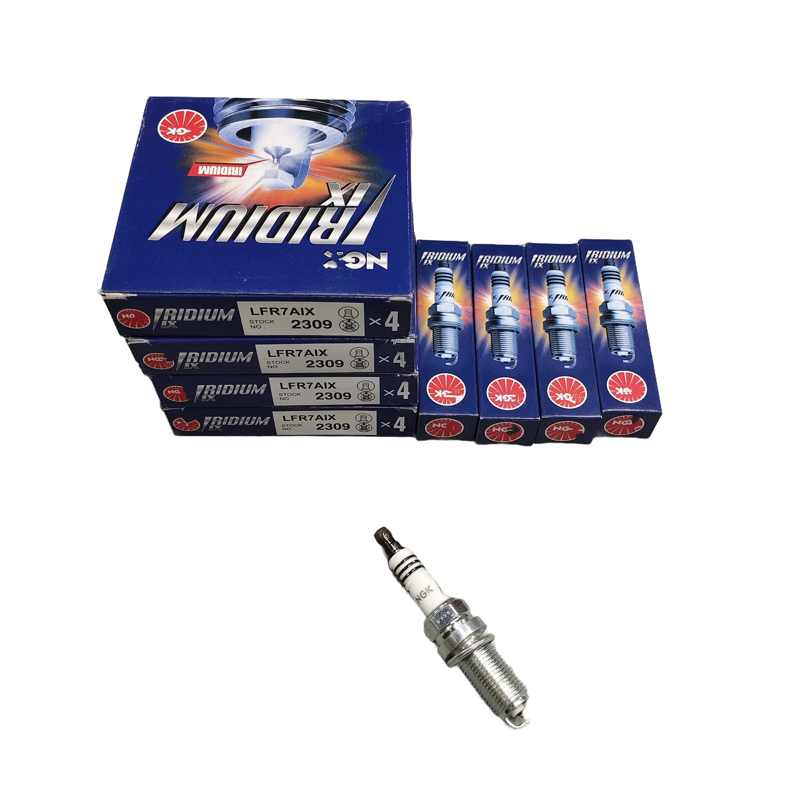 set of 16 Iridium IX Spark Plugs Upgrade Hellcat For NGK LFR7AIX 2309 NGK US