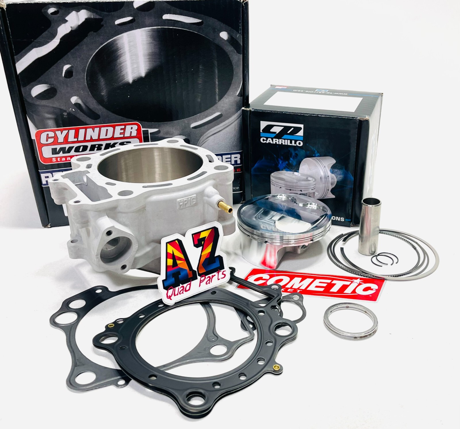 06+ TRX450R TRX 450ER 96mm CP Pump Piston Cylinder Cometic Top End Rebuild Kit