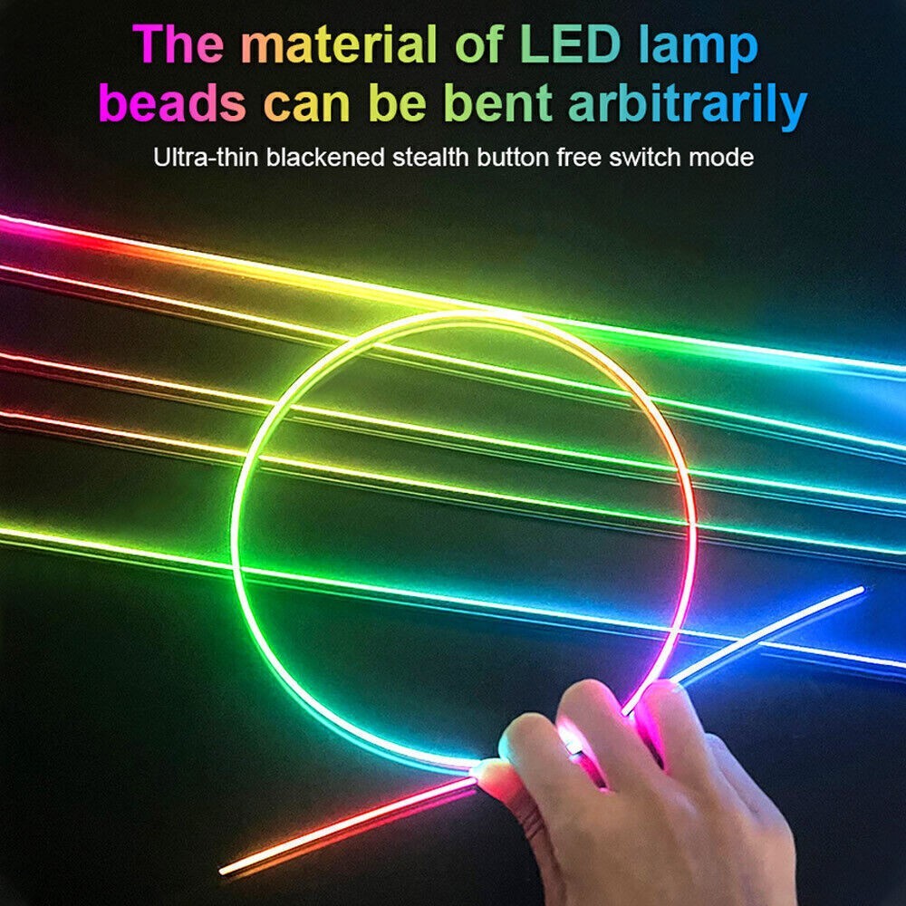 Neon Full Car Interior Ambient Lighting Kit RGB LED Bead Symphony Dream Music US