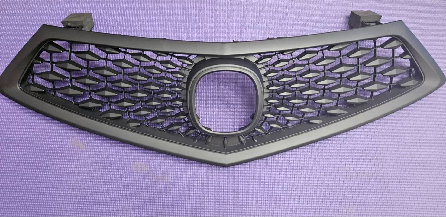Fit 2018 2019 2020 Acura TLX Front Bumper All Black Grille Grill Assembly
