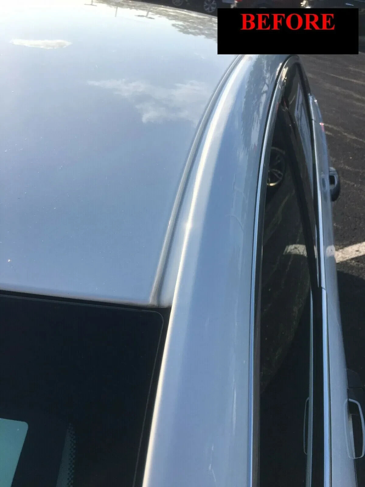 For 2018-2022 TOYOTA CAMRY BLACK ROOF TOP TRIM MOLDING KIT 2PC