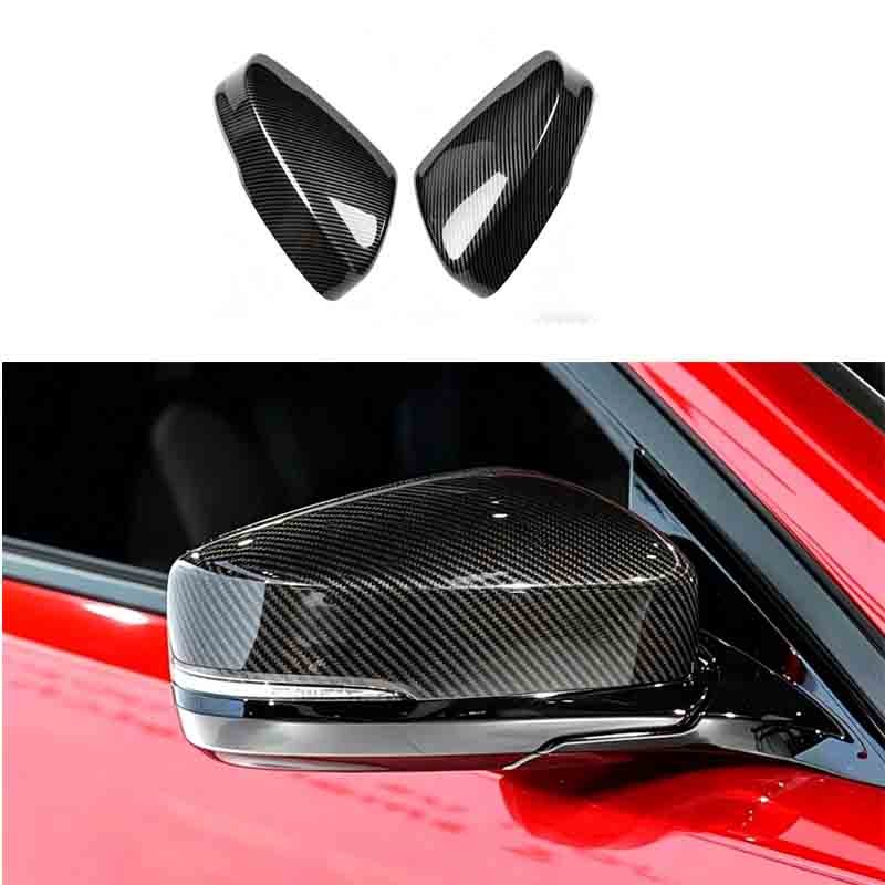 ABS Carbon Fiber Rear View Mirror Cover Trim For Acura TLX 2015-2020