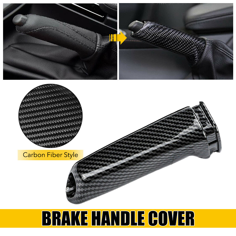 ABS Carbon Fiber Handbrake Brake Handle Cover FOR BMW E46 E90 E92 F30 F32 F80