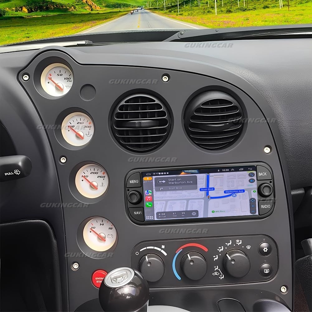 6.86″ Android 13 Carplay For 2004-2010 Dodge Viper Car Stereo Radio GPS Navi DSP