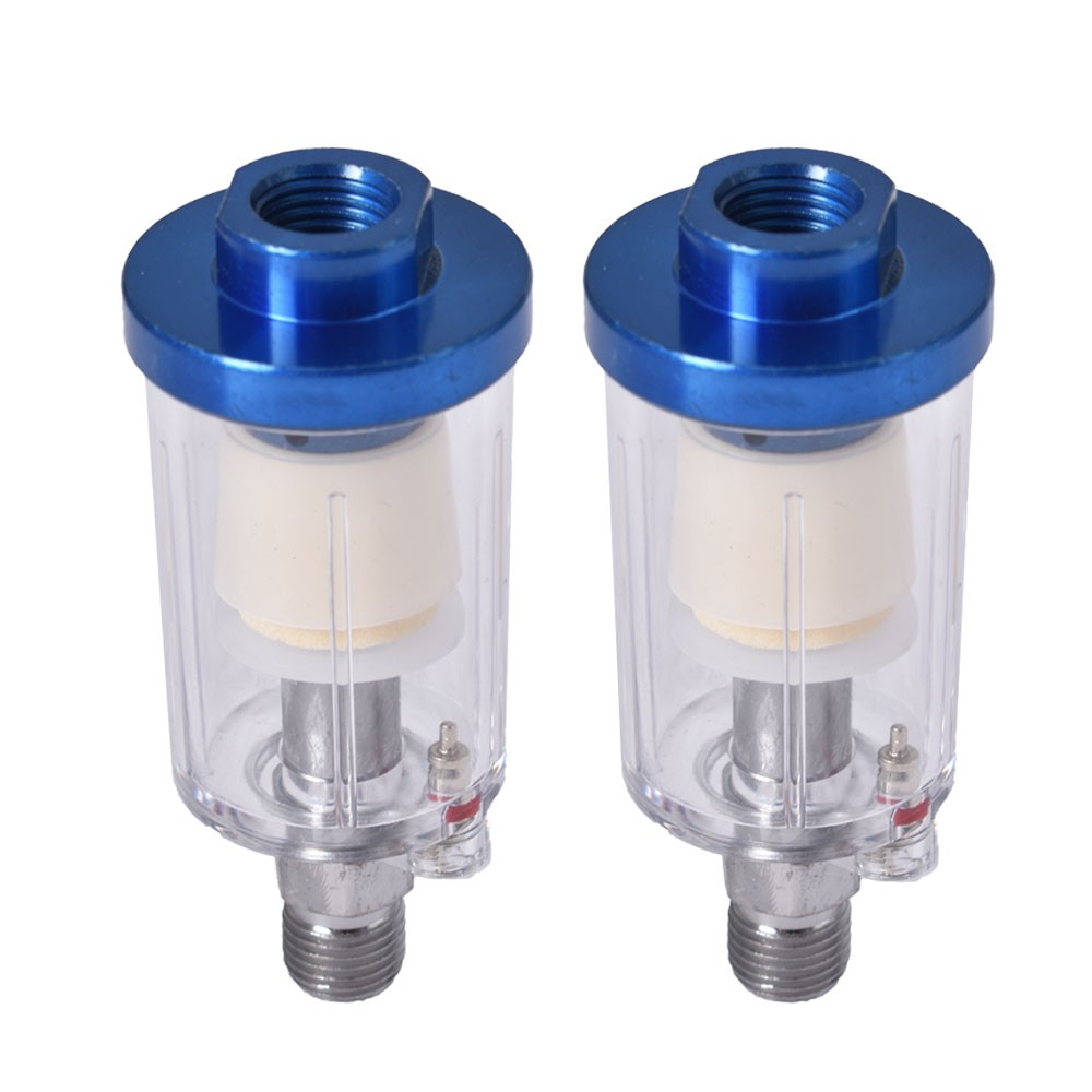 2× Line Auto Spray Gun Hvlp Air Filter Water & Oil Remover High Quality Steel