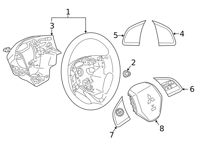 Genuine Mitsubishi Lower Cover 4400A849