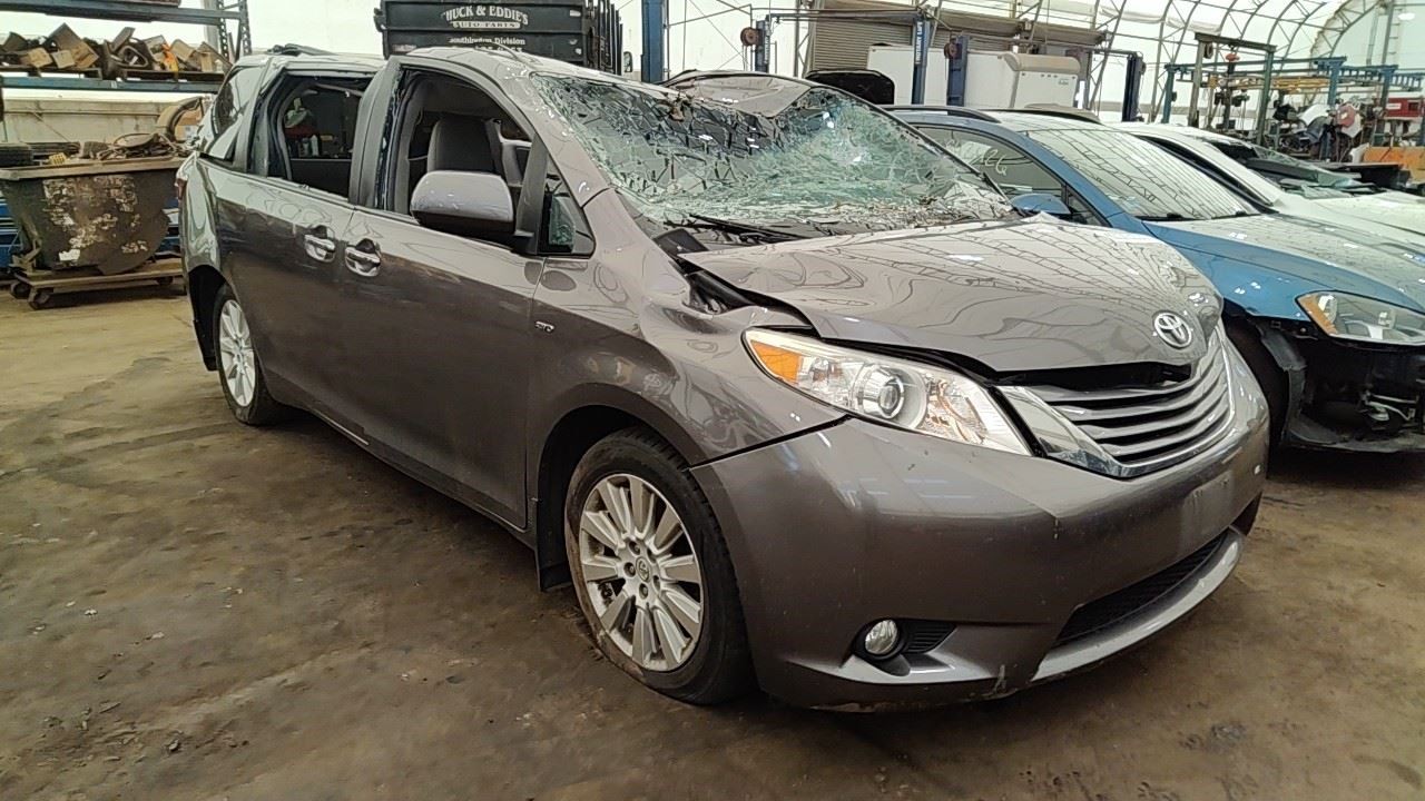 Rear View Mirror Automatic Dimming Digital Compass Fits 15-17 SIENNA 7262172