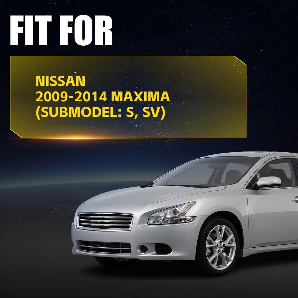 Front Bumper Support Cover Bracket For 09-2014 Nissan Maxima NI1043101 NI1042101