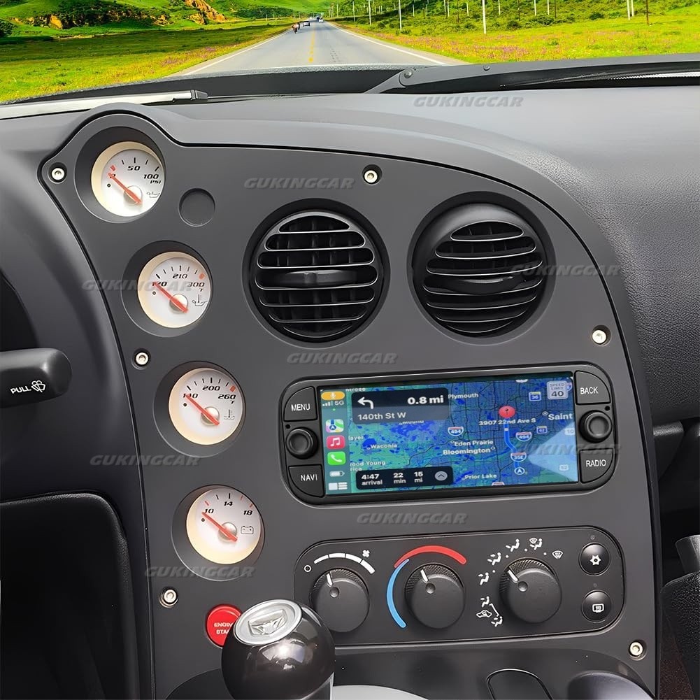 6.86″ Android 13 Carplay For 2004-2010 Dodge Viper Car Stereo Radio GPS Navi DSP