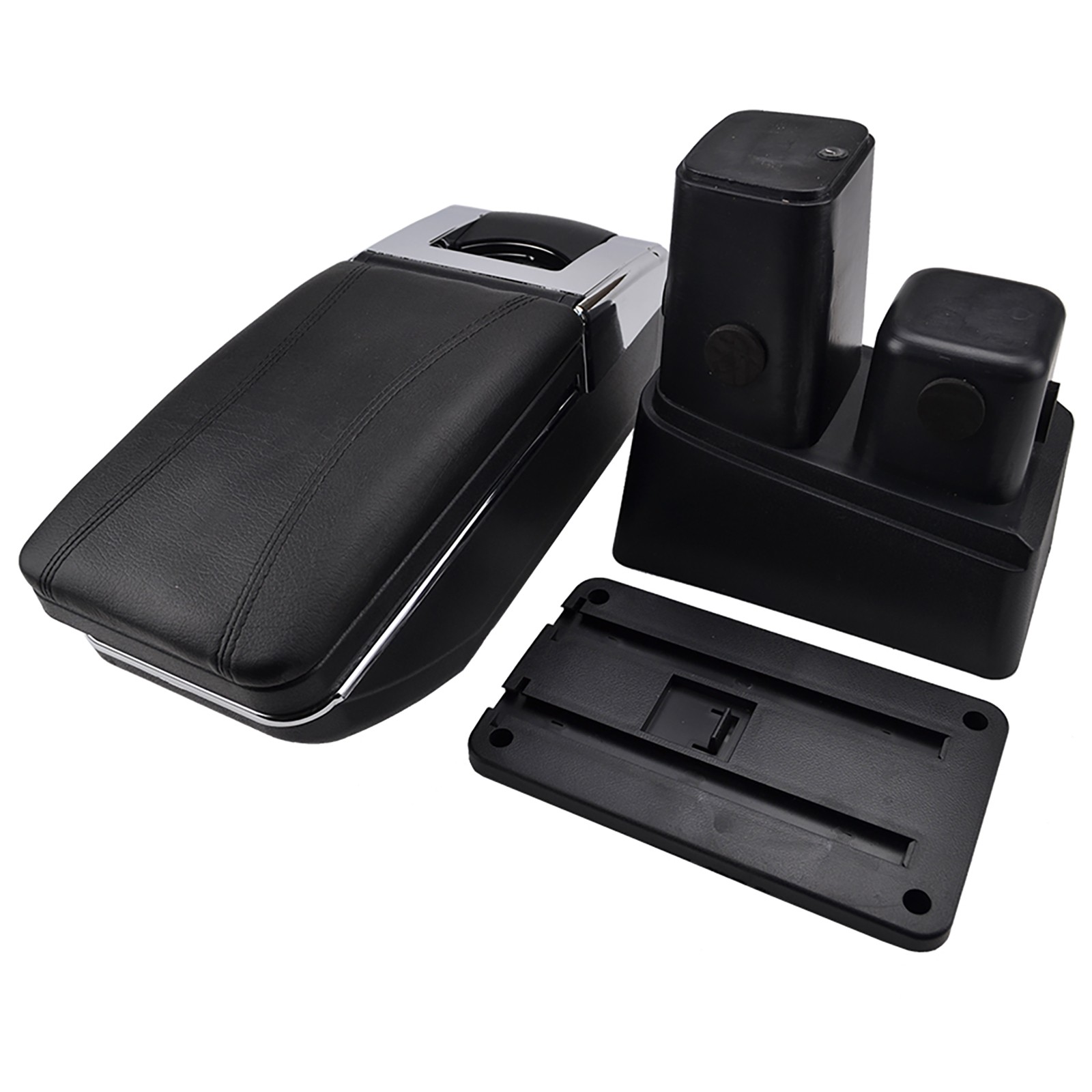 Car Central Console Armrest Box PU Leather For Honda Fit / Jazz 2009-2013 (GE)