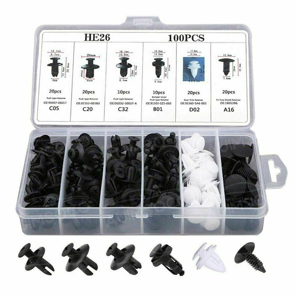 Accessories Clips Trim Car Push Pin Rivet Bumper Door Panel Retainer Fastener