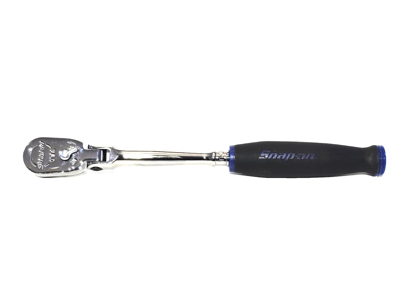 Snap-on Tools BLUE 1/4″ Drive Soft Grip Long Flex Head Ratchet THLF72MB NEW USA