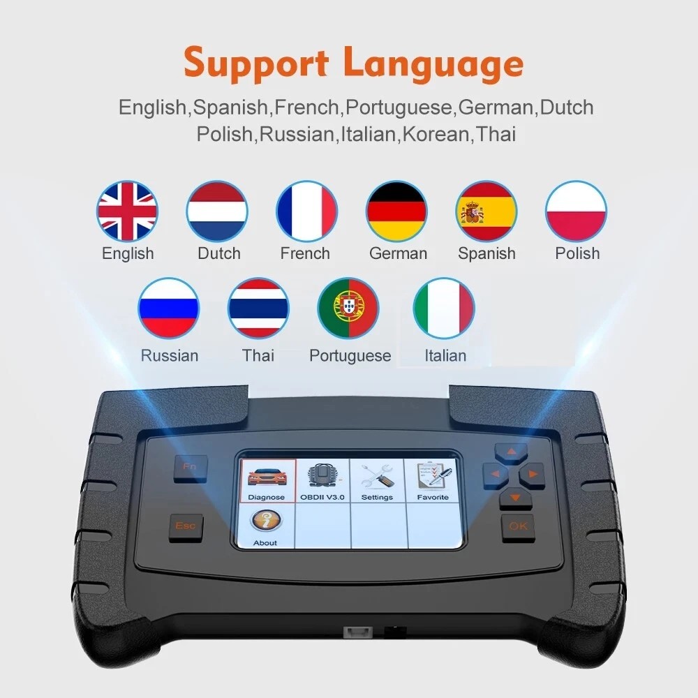 ANCEL FX6000 OBD2 All System Auto Scanner Diagnostic Tool With 14 Reset Function