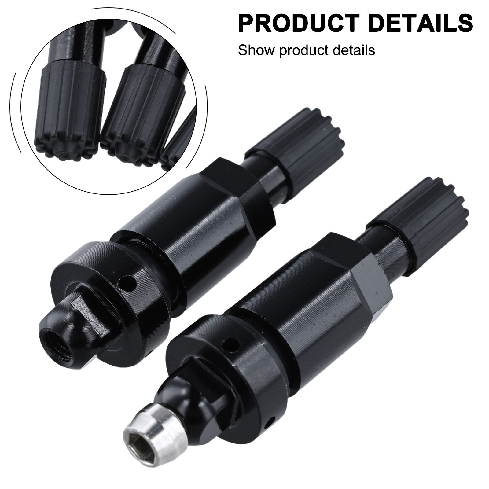 Replacement Tire Valves TPMS Alloy Rubber Gaskets Touch Of Style Fixing Nut