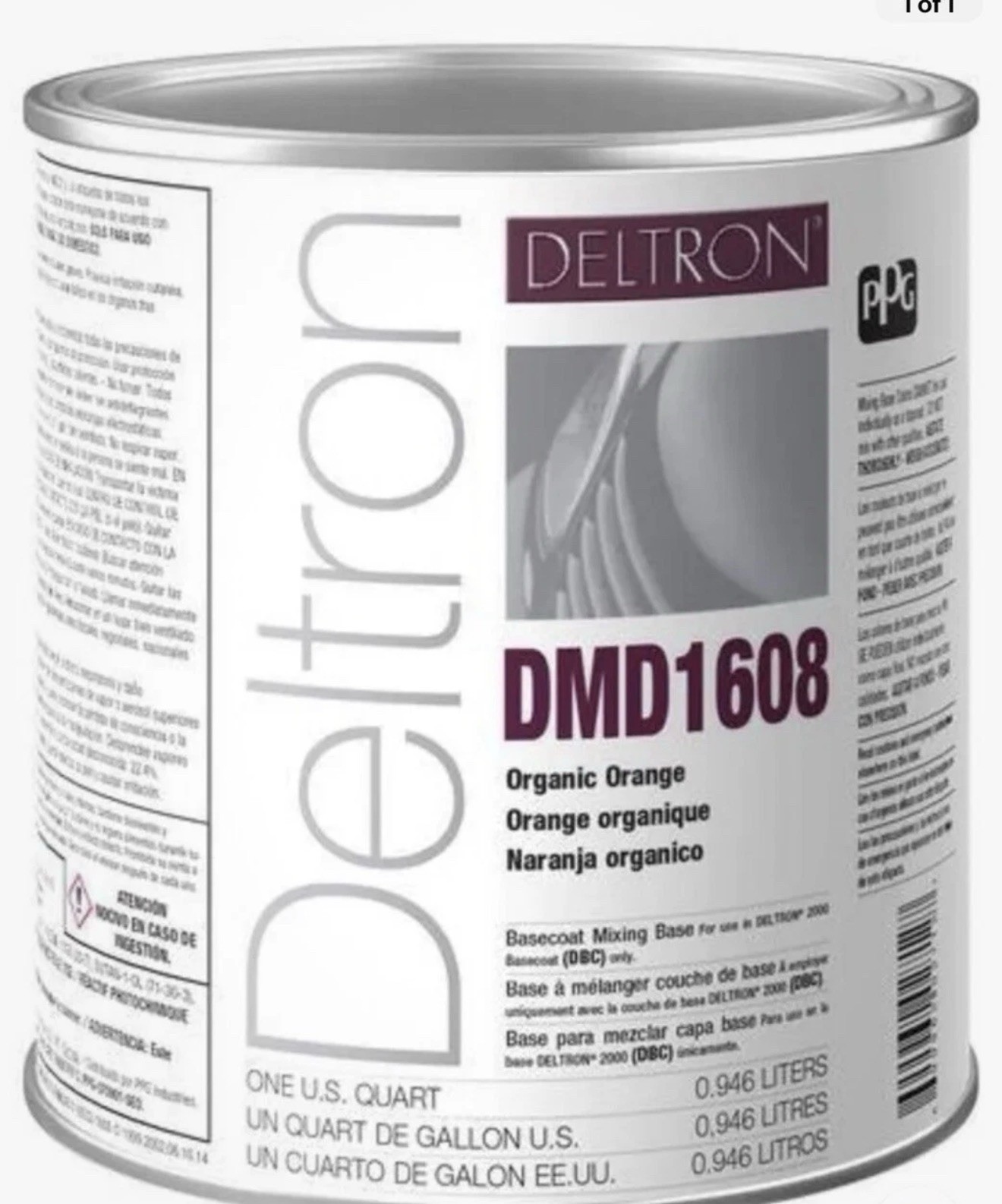 PPG Deltron NXT DMD1608 Organic Orange Toner QT