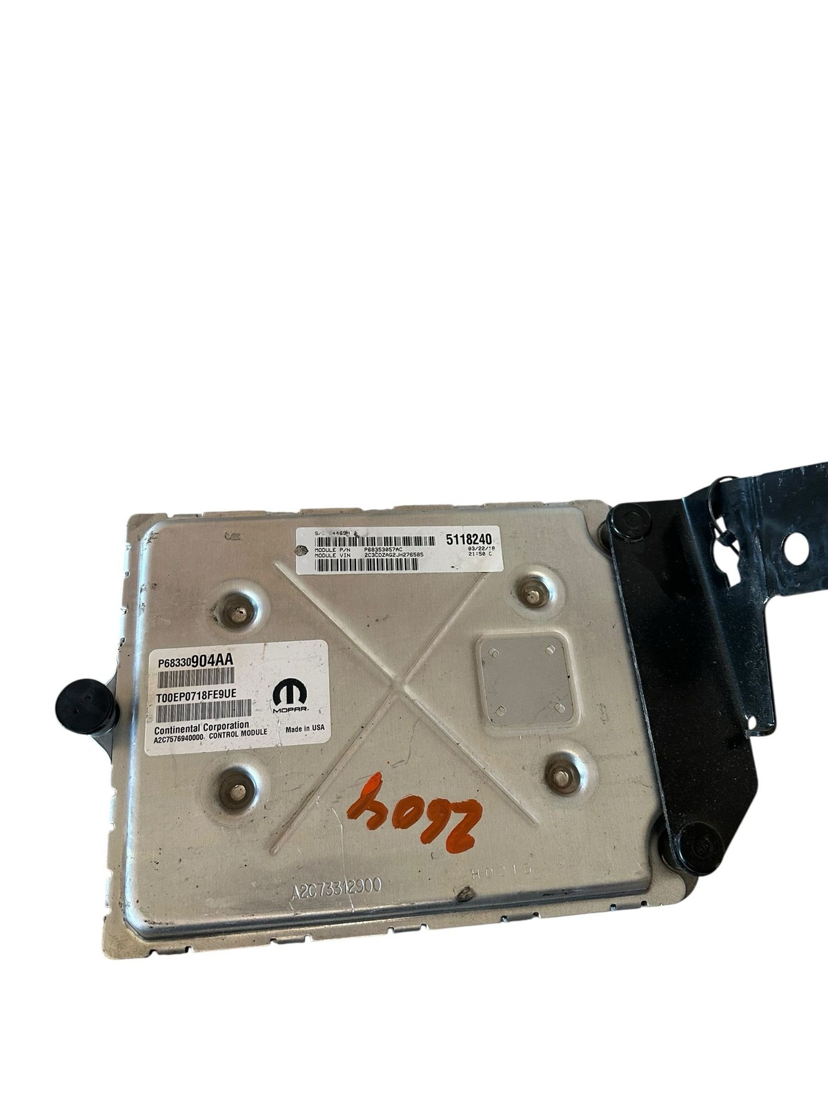 18 19 DODGE CHALLENGER Engine Motor Brain Box ECU ECM 3.6 P68330904AA