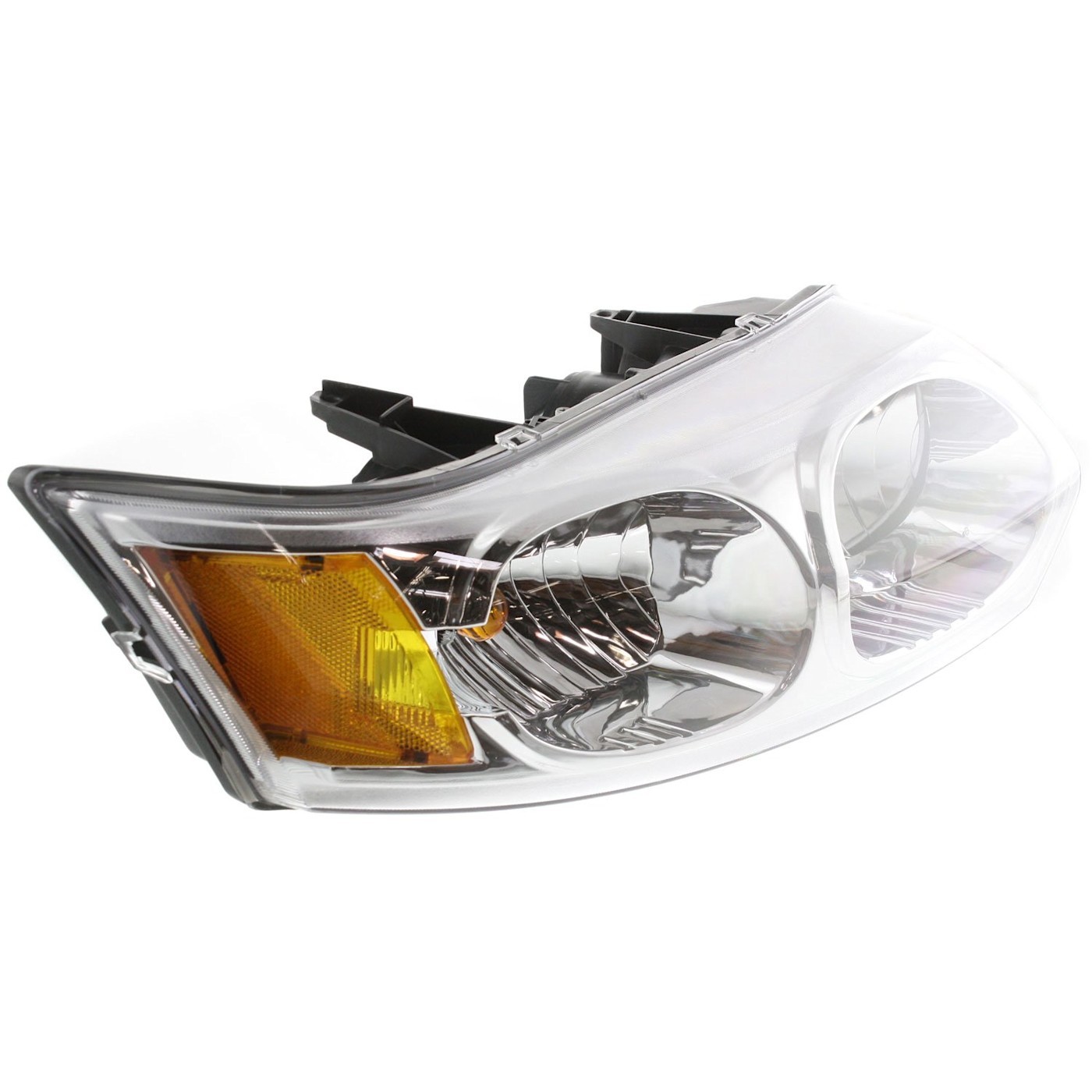 Headlight Assembly Set For 2003-2007 Saturn Ion Left and Right Sedan With Bulb