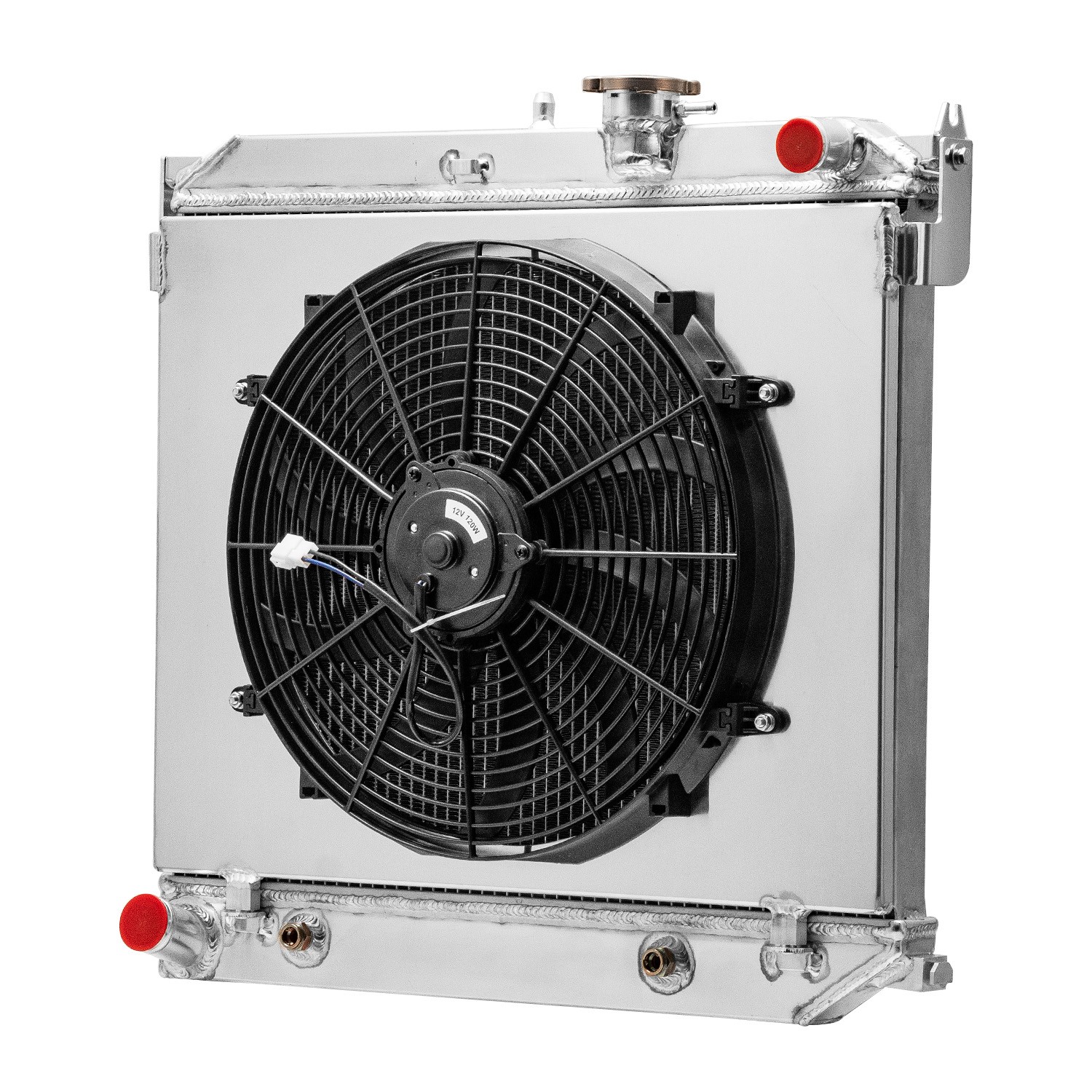 2 Rows Radiator Shroud Fan For 2004-2012 07 Chevy Colorado GMC Canyon 2.9L 3.7L.