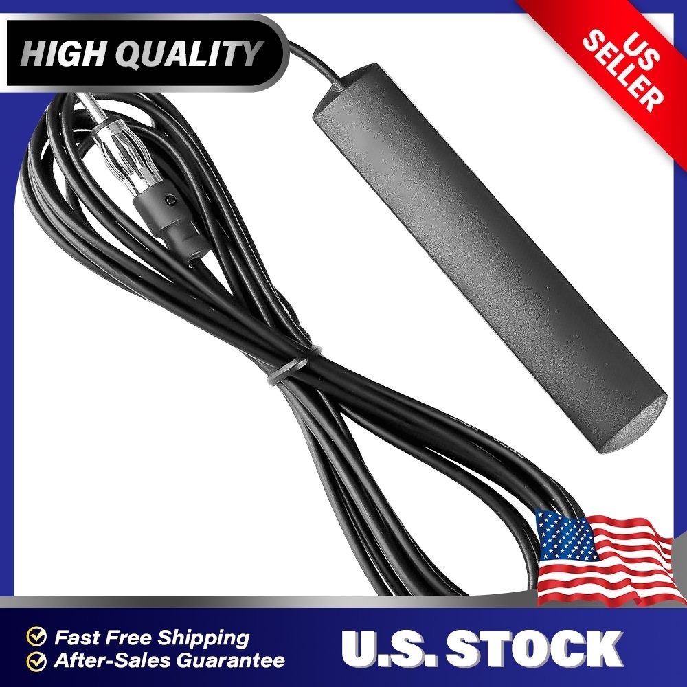 10Ft Universal Antenna Extension Cable AM/FM Radio Antenna Extension Cable Black