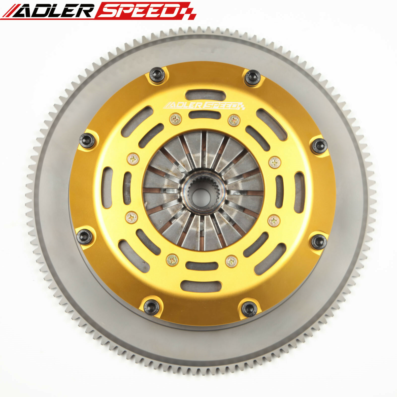 Racing Twin Disc Clutch Kit & Flywheel For Honda K-series Acura K20 K24 Standard