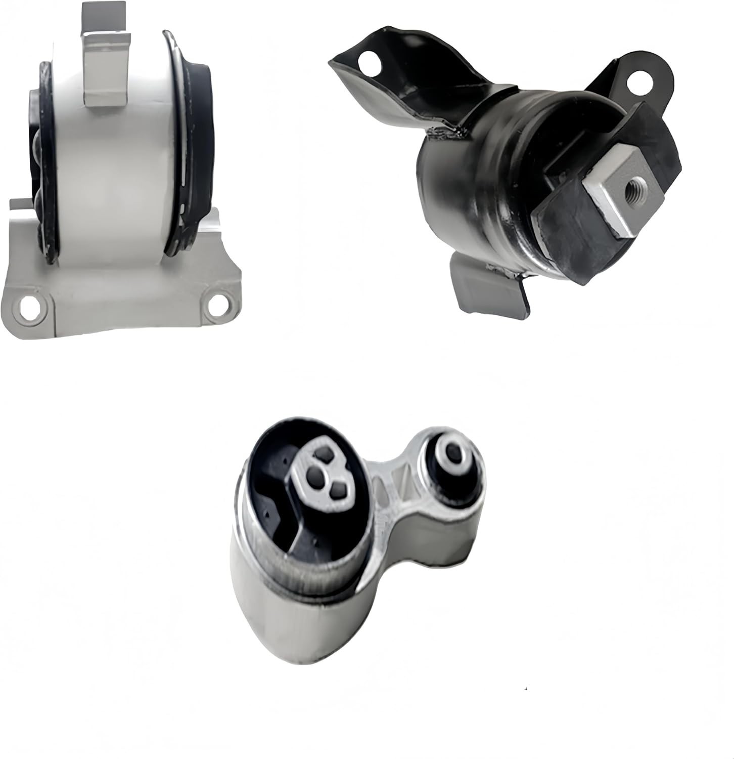 3Pcs Engine Motor Mount Kit Compatible with Fusion 2010 2011 2012/ Mercury Milan