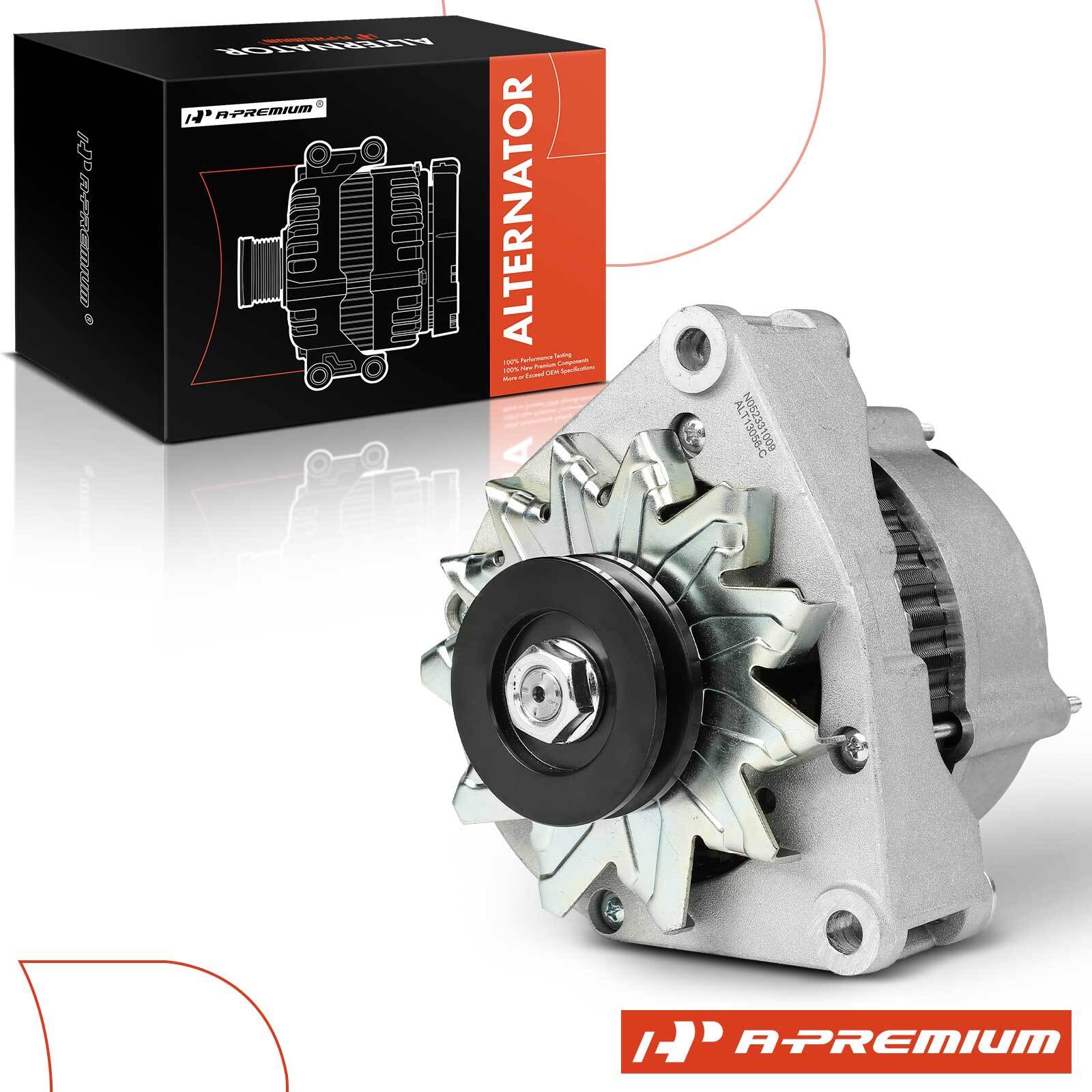 A-Premium Alternator for Mercedes-Benz 230 240D 280E 300D 55A CW 1-Groove Pulley