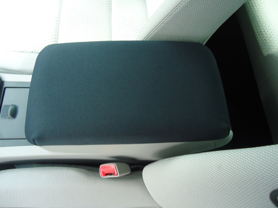 Auto Center Armrest Cover Neoprene (Console Lid Cover) USA Made D3Black