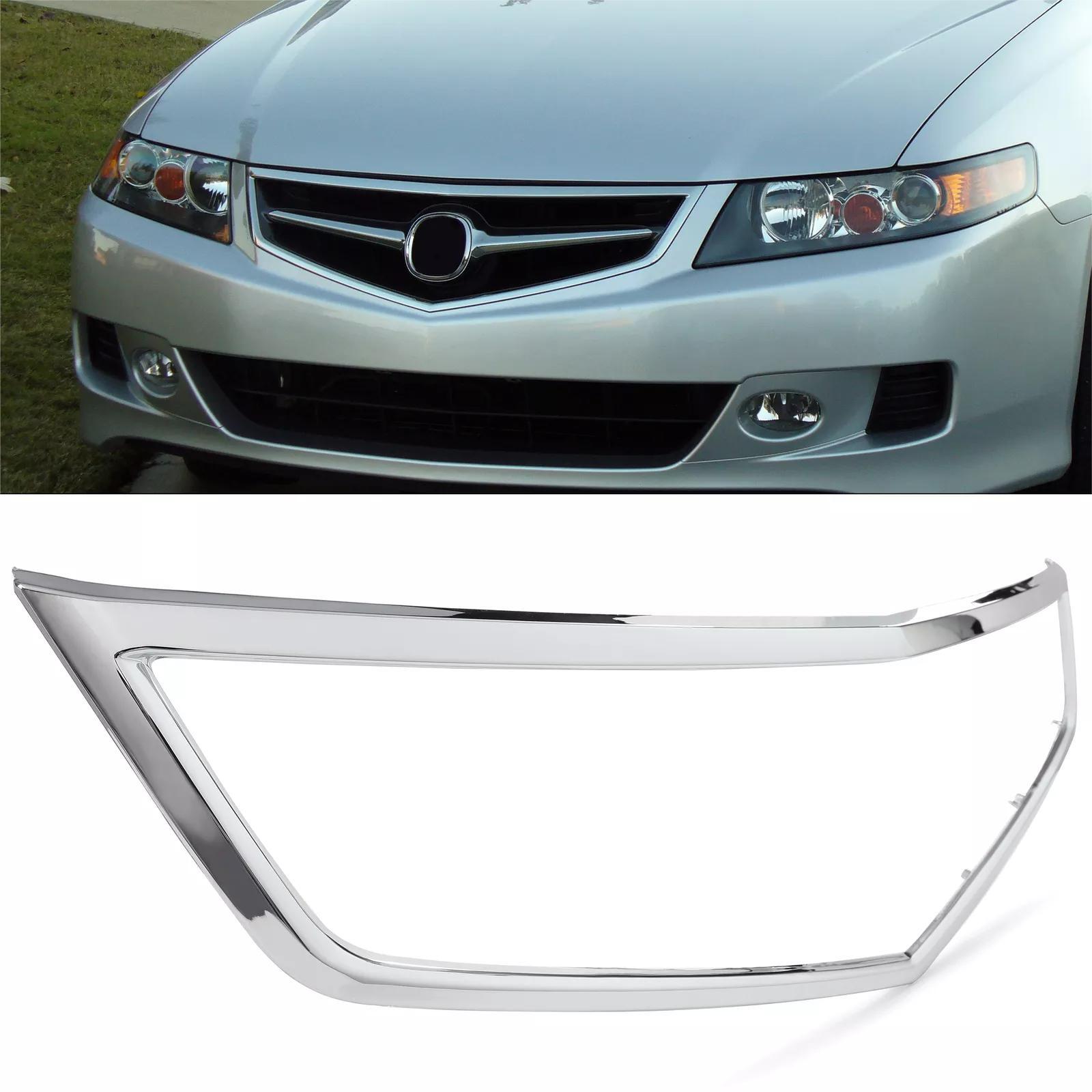 Chrome Grille molding Trim For Acura TSX Sedan 4-Door 2006 2007 08 #71122SECA02