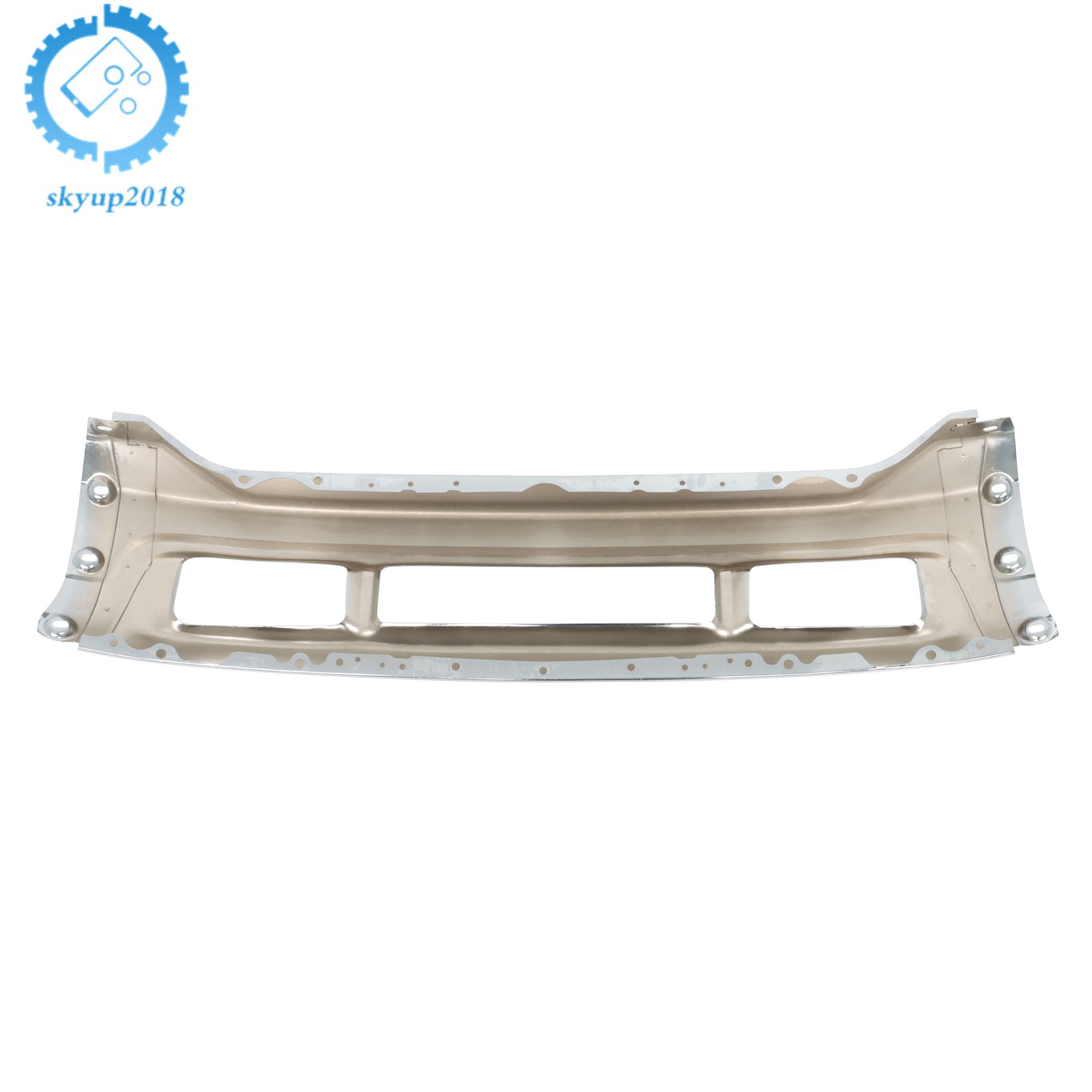 Front Bumper Face Bar Split-Type For Ford F-250 F-350 1999 00-2004 Chrome Steel
