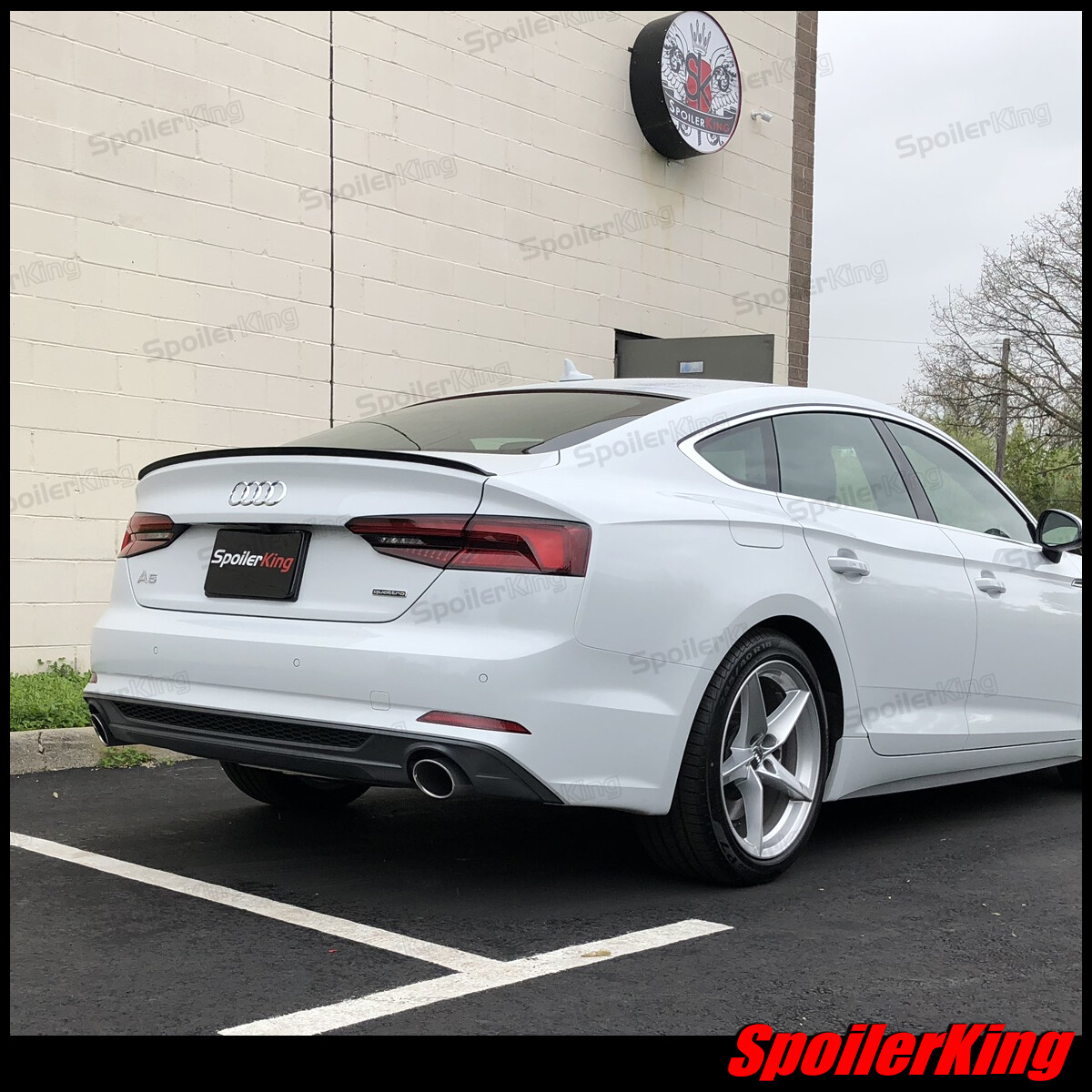 Rear Trunk Lip Spoiler (Fits Audi A5 2017-on Sportback / Coupe) SpoilerKing 244L