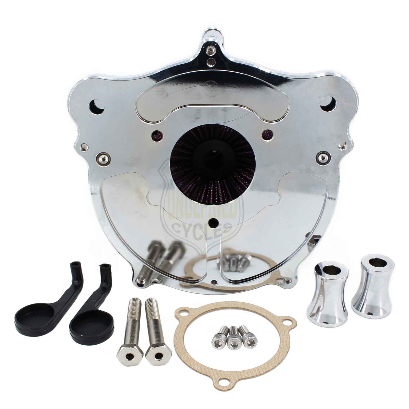 Chrome Air Cleaner Intake Filter For Harley Touring Street Glide FLHX 2008-2016