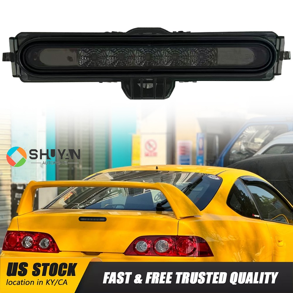 LED 3rd Third Brake Light High Mount Smoked Stop Lights For 2002-2006 Acura RSX