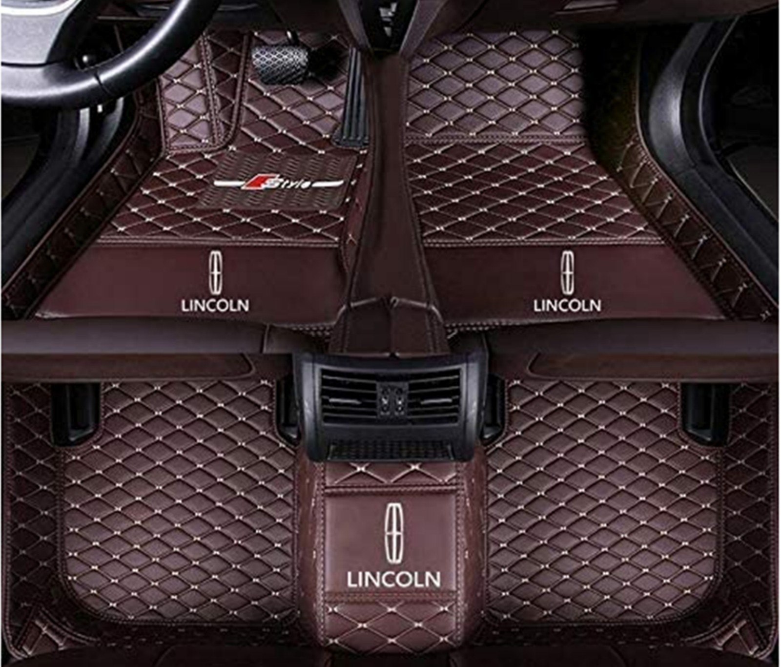 Custom Fit Lincoln Nautilus MKZ MKC MKX MKS MKT Car Floor Mats Waterproof Carpet