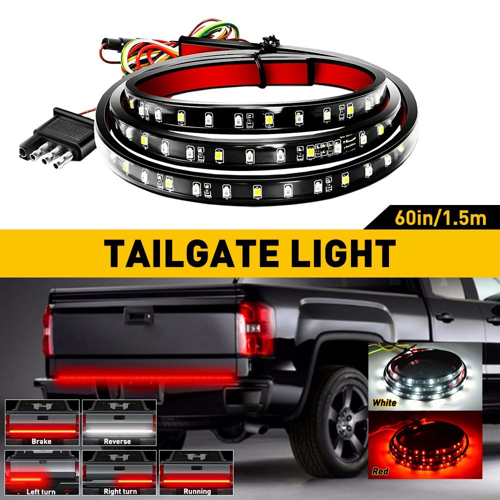 60″ LED STRIP TAILGATE LIGHT BAR REVERSE SIGNAL BRAKE FOR CHEVY FORD DODGE TRUCK