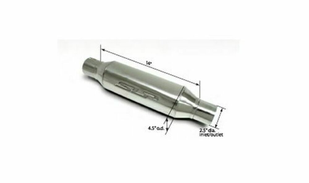 SLP Performance 2.5″ Inlet/Outlet LoudMouth Resonator, Each; 310013919