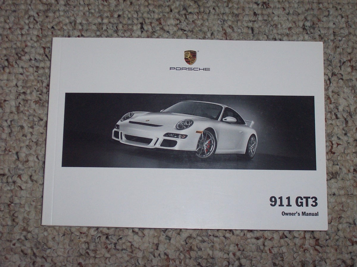 2007 Porsche 911GT3 911 GT3 Owner User Manual Book Coupe RS 3.6L 997 xz