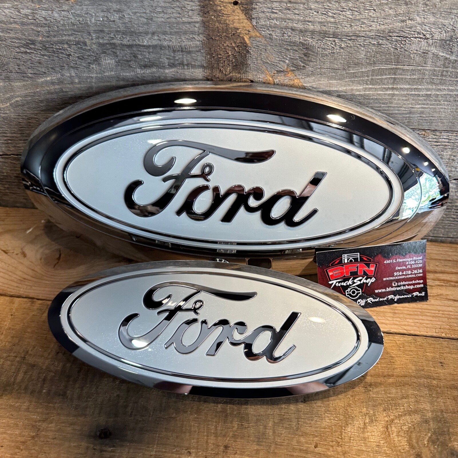 2023+ F250 F350 F450 Superduty Custom Painted Ford Front & Rear Emblem Oval Set