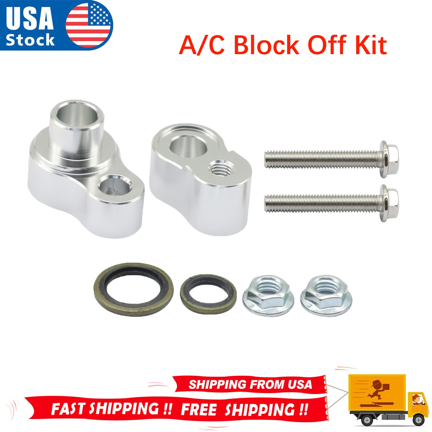 A/C Block Off Kit For 2000-2013 Chevy Tahoe GM Yukon Suburban Escalade Rear Air