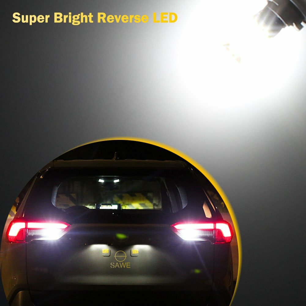 4 x Bright White Canbus LED Bulb For Car Backup Reverse Light 912 921 T15 W16W