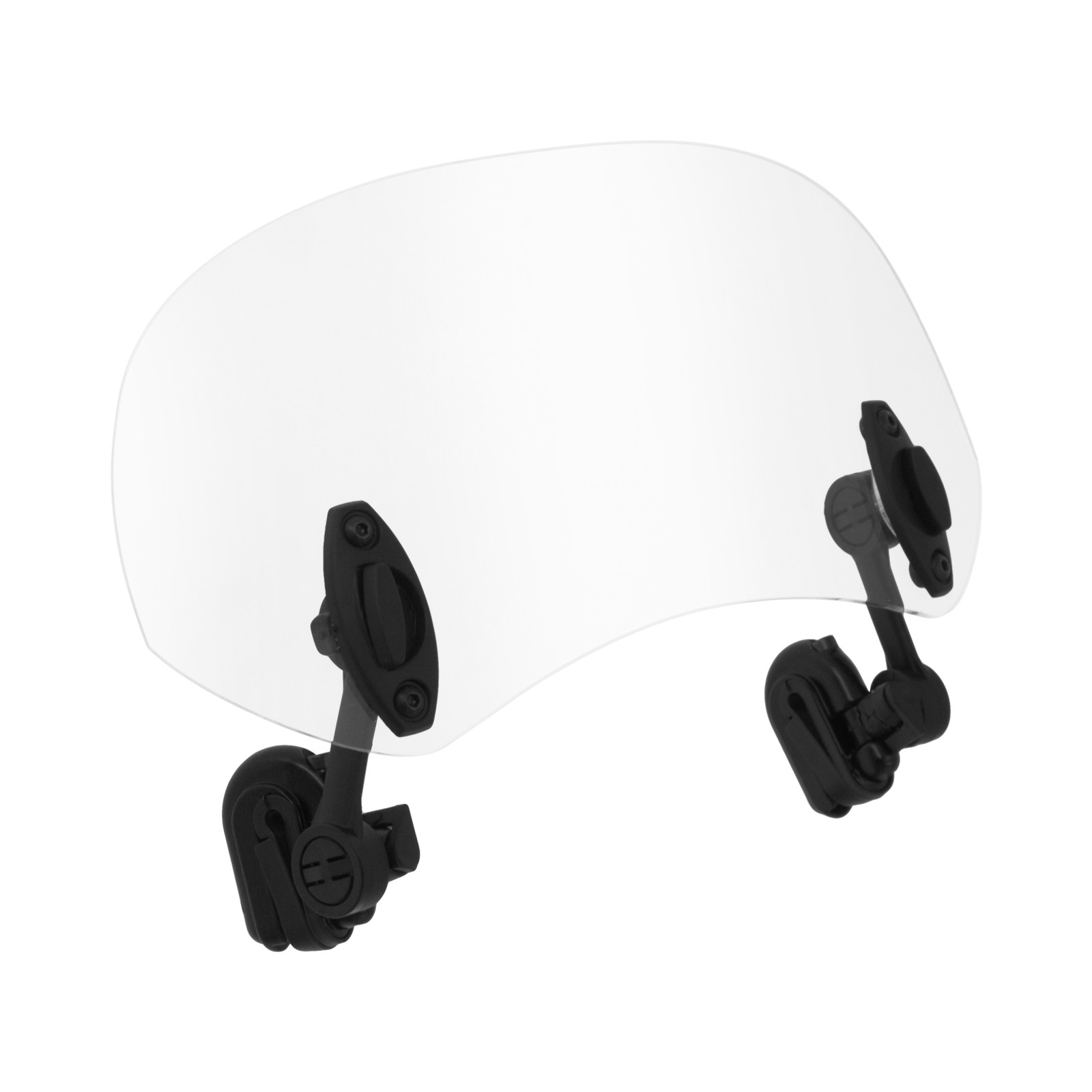 Clear Adjustable Clip-On 28mm Windshield Extension Spoiler Windscreen Deflector