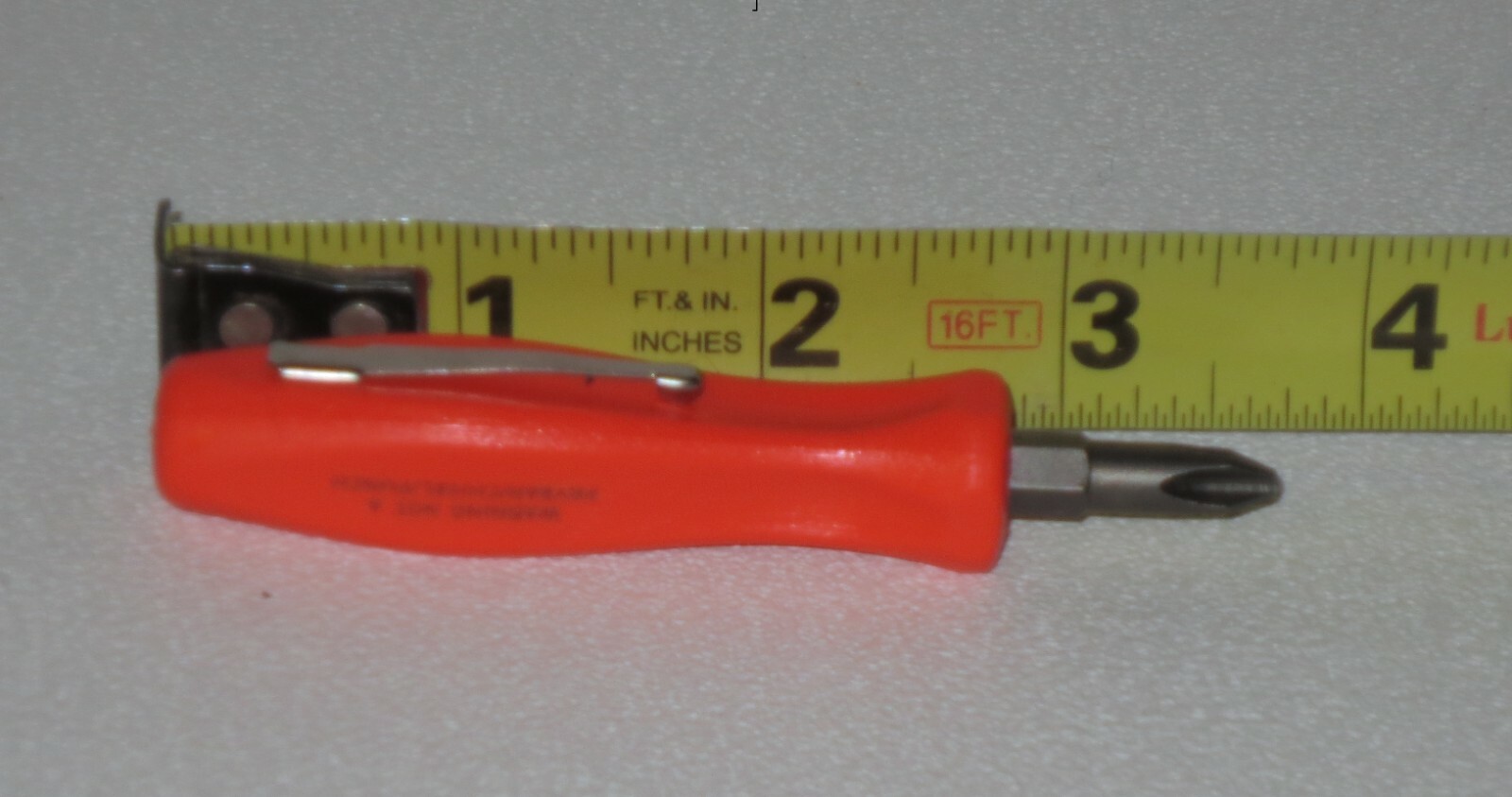 *NEW* Snap-on Pocket Screwdriver SDDDM1AO Reversible Tip *ORANGE* BRAND NEW!