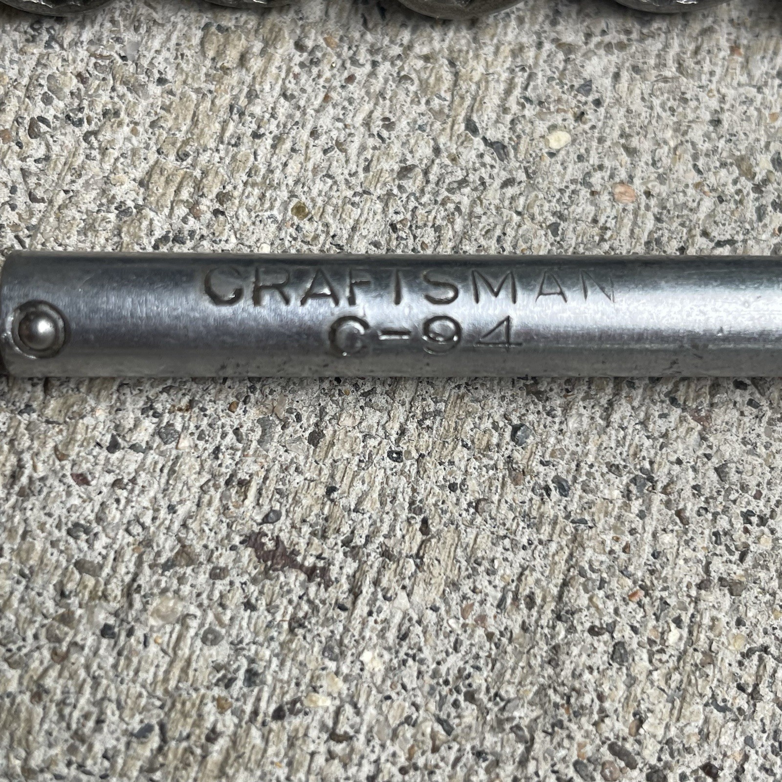 Vintage Craftsman C Series Socket Set 9/32” Drive 1930’s Incomplete