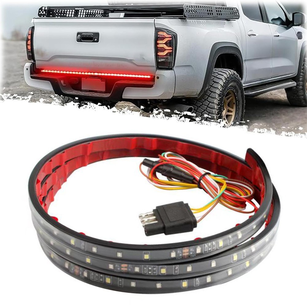60″ LED Strip Tailgate Light Bar Reverse Brake Signal For Chevy Ford Dodge Truck