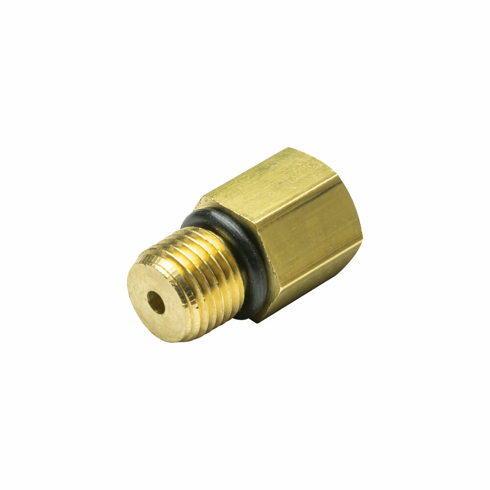 1/8-27 NPT Female to M10 x P1.5 Gauge Sensor Sender Thread Adapter Reducer