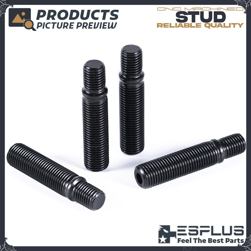 20x Black Wheel Stud Conversion + Lug Nut Combo M14x1.25 to M14x1.5 Fit BMW Mini